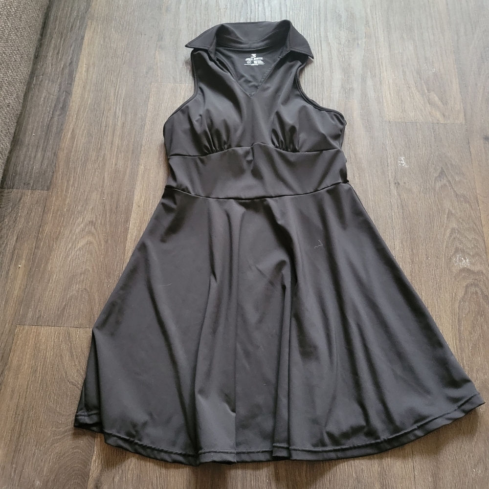 Active Wear Black Sleeveless Dress - Picture 1 of 2